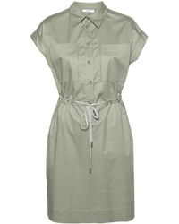 Peserico - Bead-detail Shirt Dress - Lyst