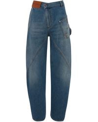 JW Anderson - Oversized Twisted Wide-leg Jeans- '20s - Lyst