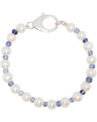 Hatton Labs - Bracelet En Argent Sterling À Perles - Lyst