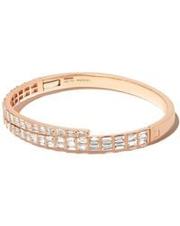 Anita Ko - 18Kt Rose Coil Diamond Bracelet - Lyst