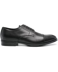 Canali - Lace-up Leather Derby Shoes - Lyst