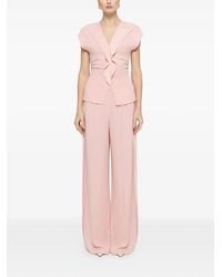Nissa - High-Rise Wide-Leg Trousers - Lyst
