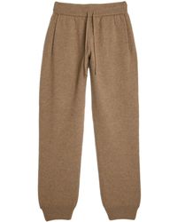 AURALEE - Drawstring Knitted Cashmere Trousers - Lyst