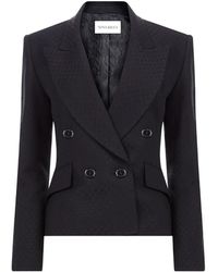 Nina Ricci - Jacquard Double-Breasted Blazer - Lyst