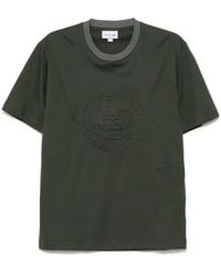 Lacoste - Embroidered Cotton T-Shirt - Lyst