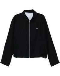 Loewe - Giacca Con Cuciture A Contrasto E Zip - Lyst