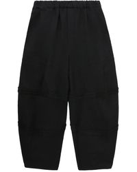 COMME DES GARÇON BLACK - Elasticated-Waistband Trousers - Lyst