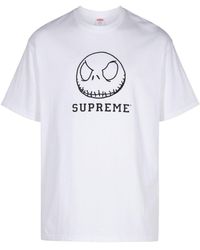 Supreme - T-shirt Skeleton en coton - Lyst