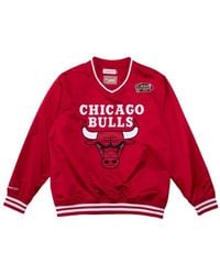 Mitchell & Ness - Satin V-Neck Sweatshirt - Lyst