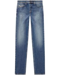 DIESEL - Tief sitzende D-Finitive Tapered-Jeans - Lyst