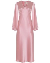 ROKSANDA - Amori Bishop-Sleeve Dress - Lyst