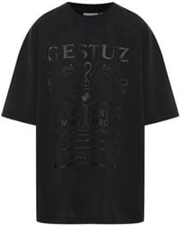 Gestuz - Gzelrose Logo-Print T-Shirt - Lyst