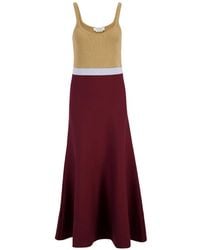 Gabriela Hearst - Flaminius Ribbed-Knit Sleeveless Midi Dress - Lyst