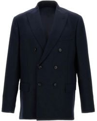 Fay - Double-Breasted Travel Jacket - Lyst