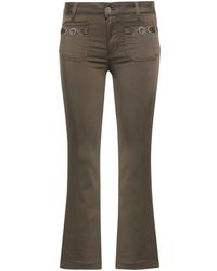 Liu Jo - Flared Design Trousers - Lyst