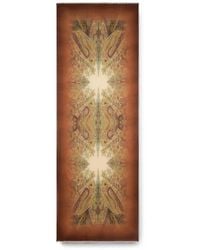 Etro - Wool Scarf With Faded Print And Paisley Motif - Lyst