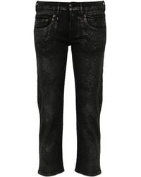 R13 - Cropped Low-Rise Jeans - Lyst