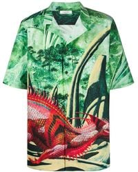 Valentino Garavani - Graphic Print Shirt - Lyst