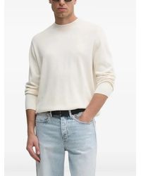 ARMANI EXCHANGE - Trui Met Ronde Hals En Logopatroon - Lyst