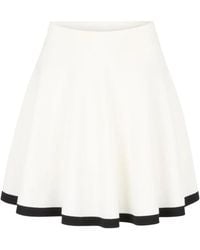 Nina Ricci - Knit Skater Mini Skirt - Lyst