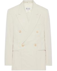 Maison Margiela - Double-Breasted Blazer - Lyst