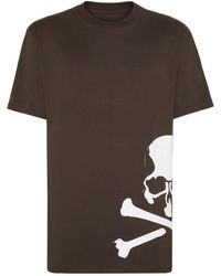 Philipp Plein - T-shirt Skull & Bones en coton - Lyst