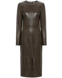 TOTEME - Midi-Jurk Met Vlakken - Lyst
