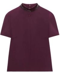 Courreges - Vinyl Collar Heritage Top - Lyst