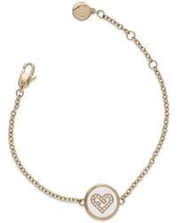 Furla - Armband Mit Herzanhänger - Lyst