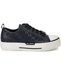 Karl Lagerfeld - Logo-Print Sneakers - Lyst