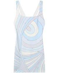PUCCI - Robe Courte En Jersey À Imprimé Iride - Lyst