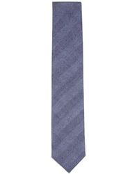 Brioni - Herringbone-Patterned Silk-Blend Tie - Lyst