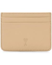Ami Paris - Cowhide-Leather Card-Holder With Ami De Coeur - Lyst