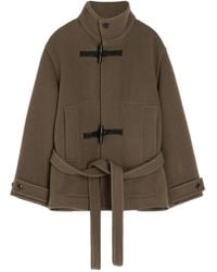 Lemaire - Dufflecoat Mit Knebelverschluss - Lyst