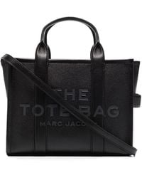 Marc Jacobs - Le sac fourre-tout noir en cuir moyen - Lyst