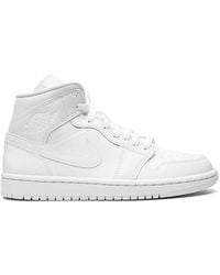 Nike - Air 1 Mid "Triple 2022" Sneakers - Lyst