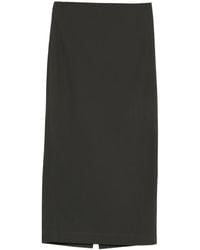 St. Agni - Low-Waist Column Maxi Skirt - Lyst