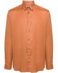 Paul Smith - Katoenen Popeline Button-up Overhemd - Lyst