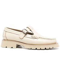 Dames Schoenen voor voor Platte schoenen voor Platte sandalen Hereu Leer Pesca Sandalen Met Ronde Neus in het Zwart 