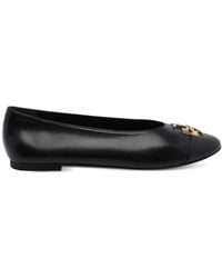 Tory Burch - Charlie Leather Ballets - Lyst