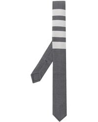 Thom Browne - 4-bar Plain Weave Tie - U Grey - Lyst