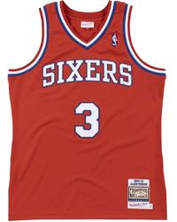 Mitchell & Ness - Authentic 76Ers 02-03 Allen Iverson "Victory" Jersey - Lyst