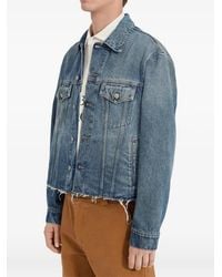 MM6 by Maison Margiela - Denim Jacket - Lyst