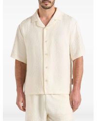 Manière De Voir - Harley Textured Revere Shirt - Lyst