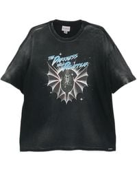 KAMIYA - Graphic-Print Faded-Effect T-Shirt - Lyst