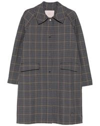 Tela - Check-Pattern Nathan Coat - Lyst