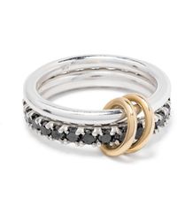 Spinelli Kilcollin - Anillos Enzo SG Noir en oro amarillo de 18kt con diamantes - Lyst