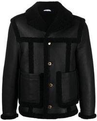 Thom Browne - Shearling-Trim Flight Jacket - Lyst