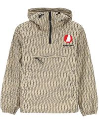 Murphy & Nye - Geometric-Print Hooded Anorak Jacket - Lyst