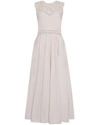 ROKSANDA - Helin Macramé-Panel Midi Dress - Lyst